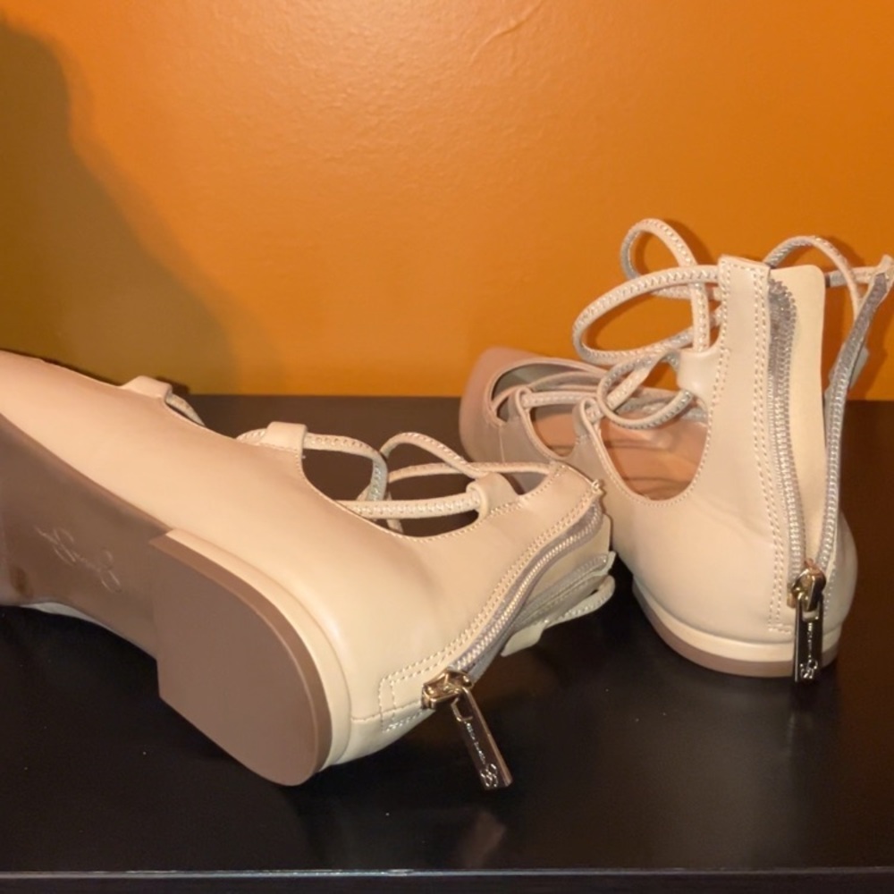 Elegant Cream Strappy Women's Shoes